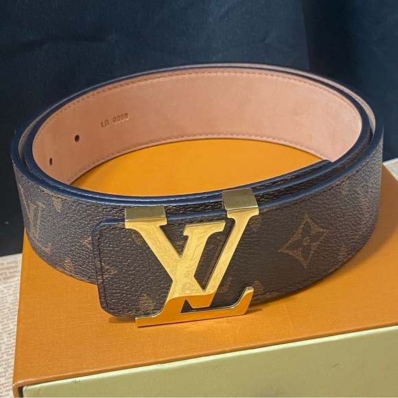 Louis Vuitton Dark Brown Belt SZ 85 - Picture 1 of 4